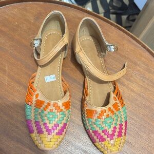 Colorful Woven Women's Flats